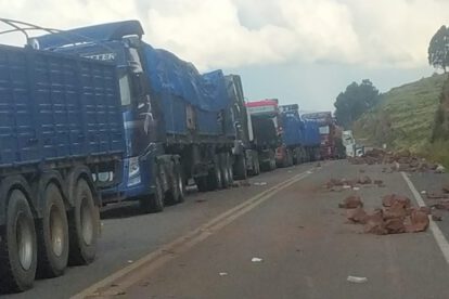 Bloqueo en la ruta a Desaguadero