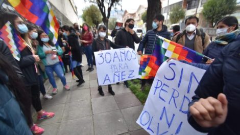 Juicio de Áñez en el penal de Miraflores