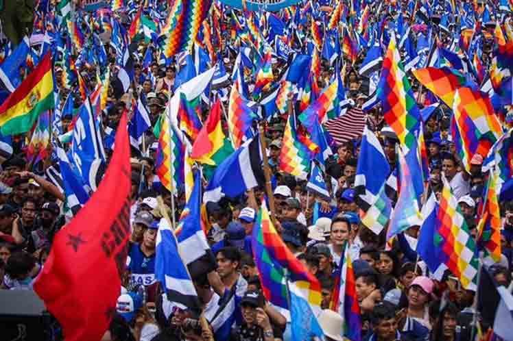 Concentración del Movimiento Al Socialismo en Oruro