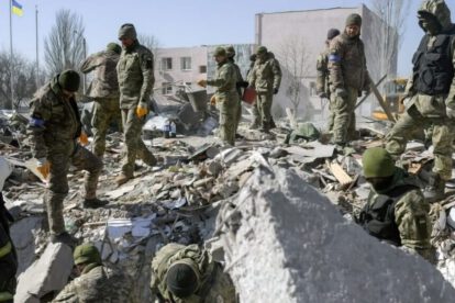Bombardeo en Ucrania que dejó al menos siete muertos