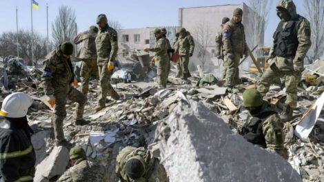Bombardeo en Ucrania que dejó al menos siete muertos