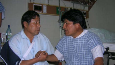 Loayza y Evo Morales discuten sobre el futuro del MAS-IPSP