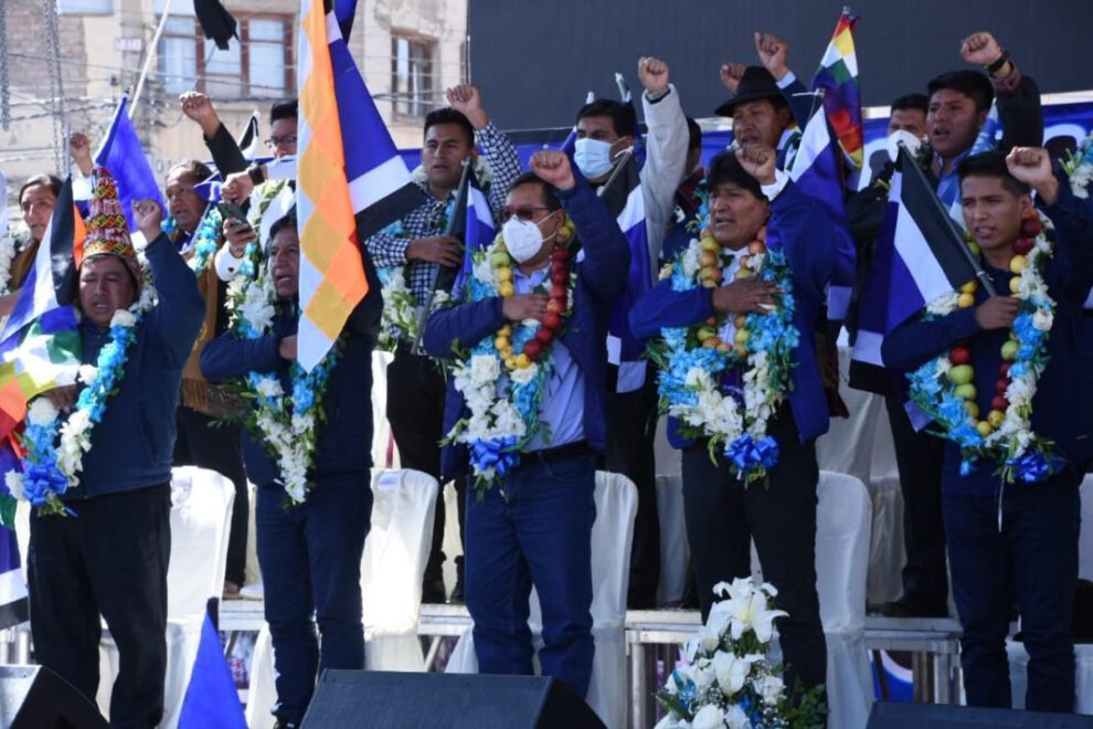 Recuperación económica en Bolivia durante el aniversario del MAS
