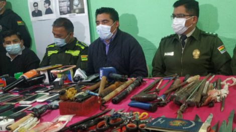 Requisa en la cárcel de San Pedro con armas punzocortantes y celulares