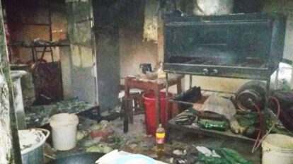 Incendio en El Alto dejó personas heridas
