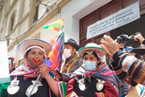 Lidia Patty, exdiputada y militante del MAS