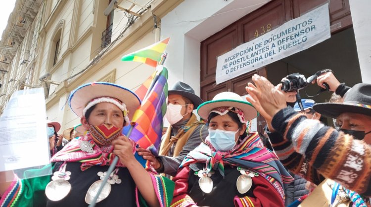 Lidia Patty, exdiputada y militante del MAS