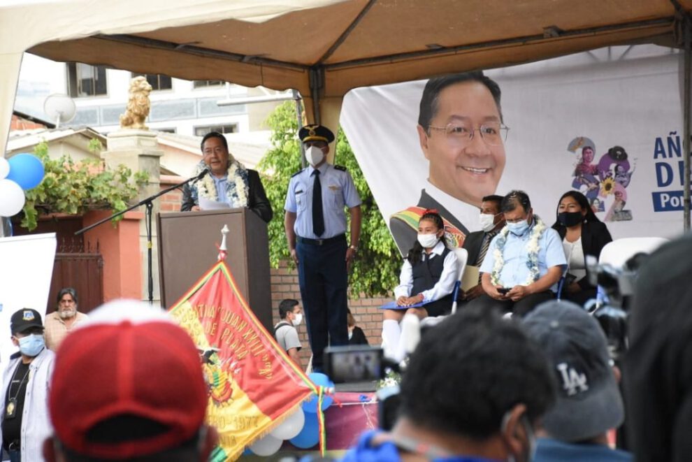 Calidad de la educación en Bolivia según el Presidente Luis Arce