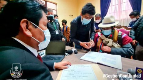 Registro de postulantes a Defensor del Pueblo