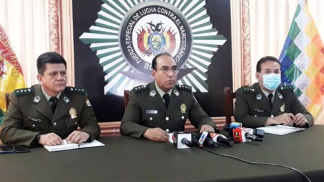 Denuncia de Morales sobre narcotráfico y respuesta del coronel Velasco