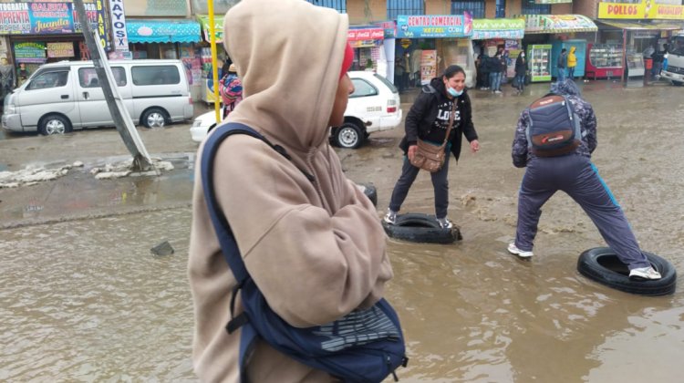 Emergencias por lluvias en La Paz