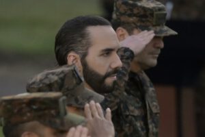 Detención de pandilleros en El Salvador
