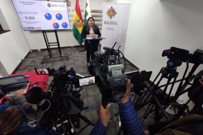 Controles migratorios en El Alto realizados por Katherine Calderón