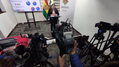 Controles migratorios en El Alto realizados por Katherine Calderón
