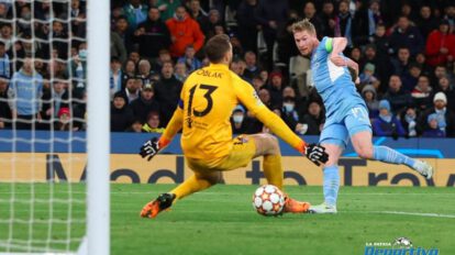 Manchester City vence al Atlético en la Champions League