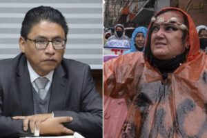 María Galindo y el ministro de Justicia, Iván Lima, discuten sobre feminicidio