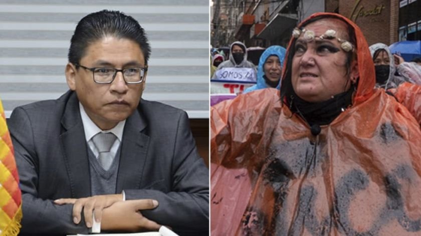 María Galindo y el ministro de Justicia, Iván Lima, discuten sobre feminicidio