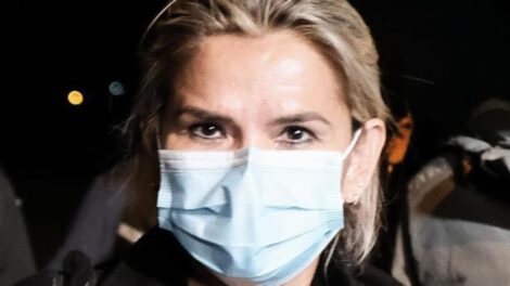 La expresidente del Estado, Jeanine Áñez