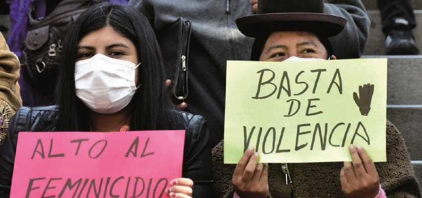 Feminicidios en Bolivia: insuficiencia de fiscales y policías