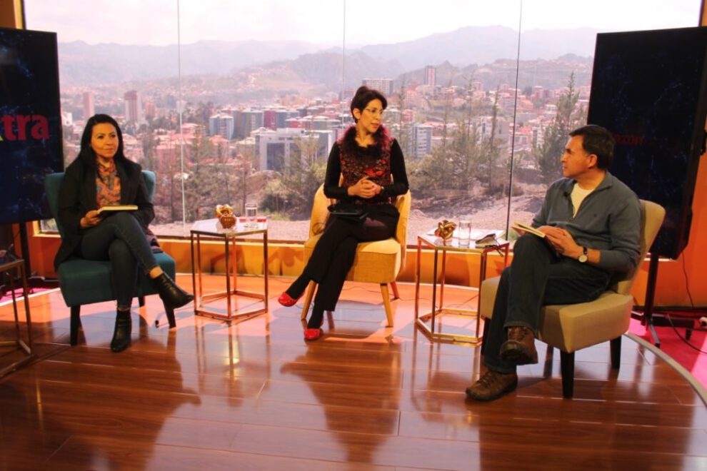 Juan Ramón Quintana compartiendo su experiencia política