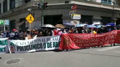 Paro de trabajadores de la CNS