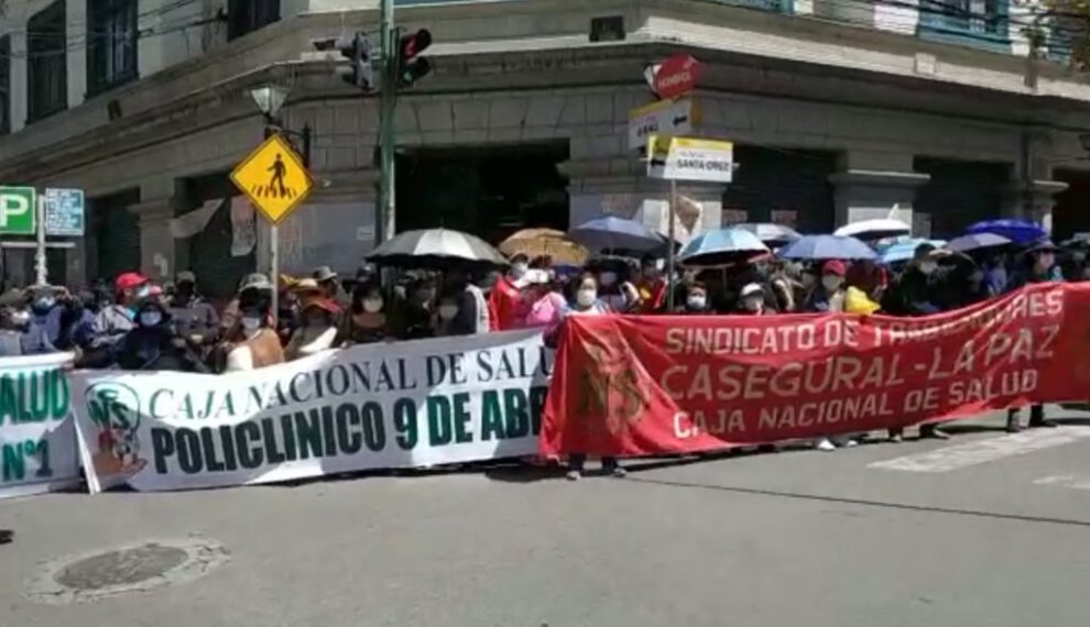 Paro de trabajadores de la CNS