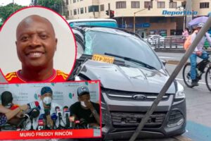 Freddy Rincón, un gran jugador de la selección colombiana, falleció tras un accidente automovilístico