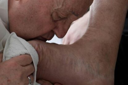 Papa Francisco Jueves Santo en la cárcel de Civitavecchia
