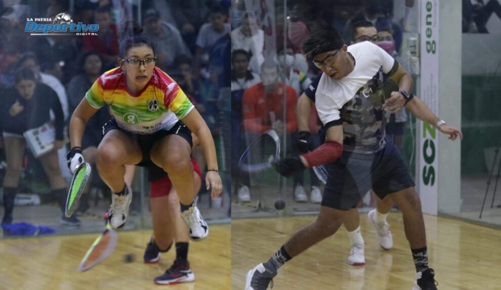 Campeones Panamericano Ráquetbol Angélica Barrios y Conrado Moscoso
