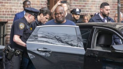 Frank R. James tras ser detenido por la Policía