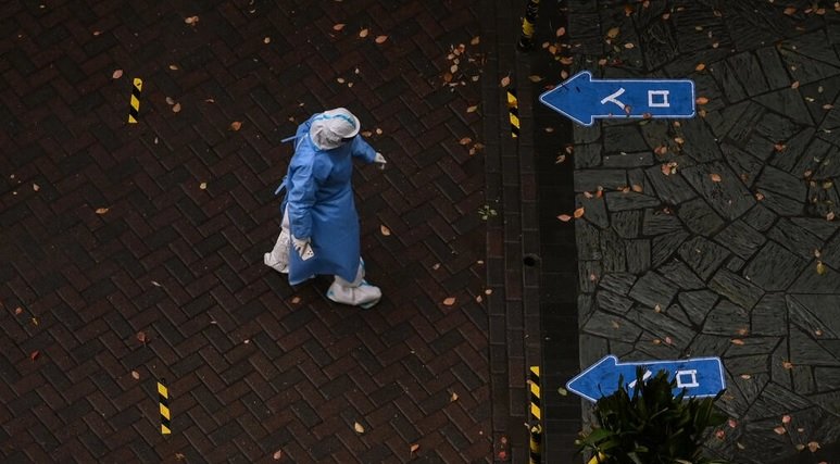 Restricciones anticovid en Shanghái