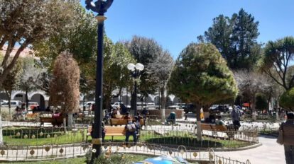 Temperaturas bajo cero en Oruro