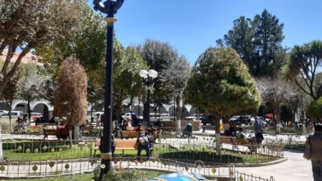 Temperaturas bajo cero en Oruro