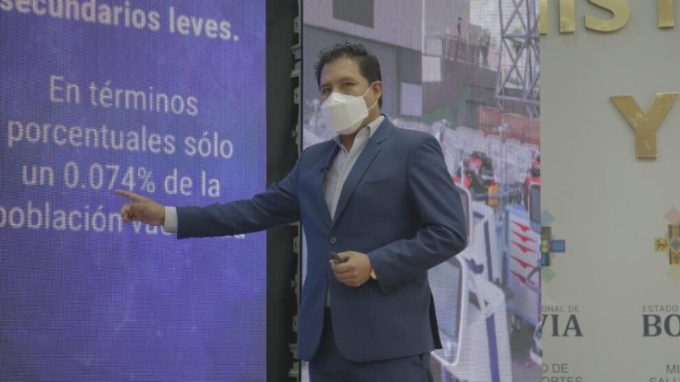Descenso de casos Covid-19 en Bolivia reportado por Jeyson Auza
