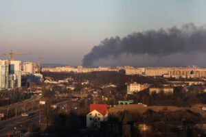 Ataque ruso en Lviv con misiles