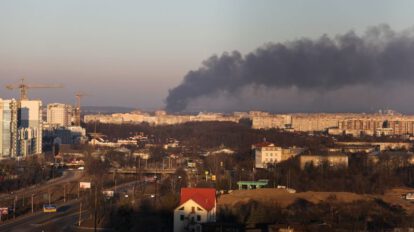 Ataque ruso en Lviv con misiles