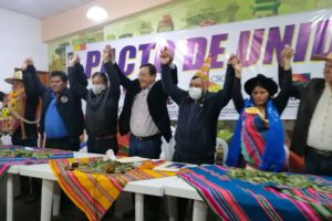Reunión del Pacto de Unidad en La Paz