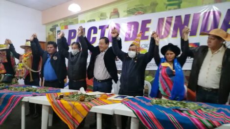 Reunión del Pacto de Unidad en La Paz