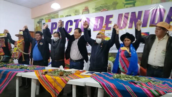 Reunión del Pacto de Unidad en La Paz