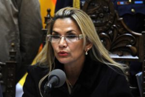 La expresidente Jeanine Áñez