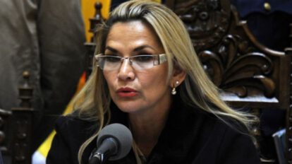 La expresidente Jeanine Áñez