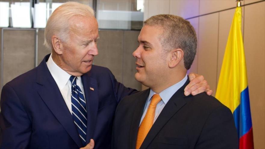 Colombia aliado OTAN con Joe Biden e Iván Duque
