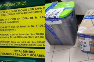 allanamiento en El Alto con casi Bs. 7 millones y 130 mil dólares
