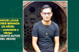 Marcos Lucas Flores, presunto asesino del fray Wilberth Daza
