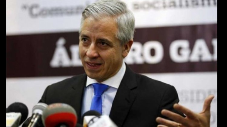 Álvaro García Linera en noticia sobre denuncia archivada