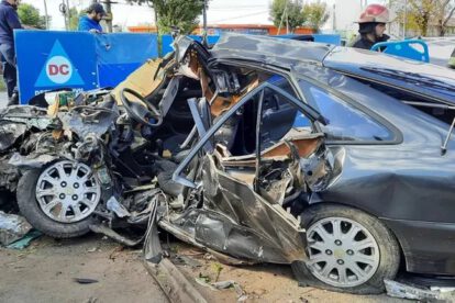 Accidente en Longchamps que dejó cuatro jóvenes bolivianos muertos