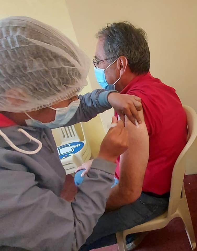 Vacunación contra el Covid-19 en Oruro