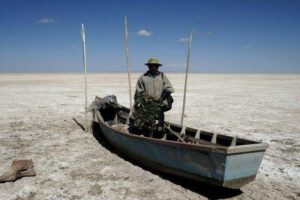Ley Departamental para evitar que el lago Poopó vuelva a secarse