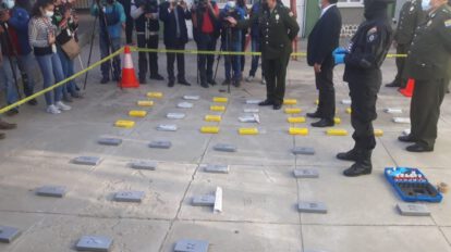 Narcotráfico en Bolivia: droga incautada en operativos de la Felcn