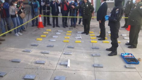 Narcotráfico en Bolivia: droga incautada en operativos de la Felcn